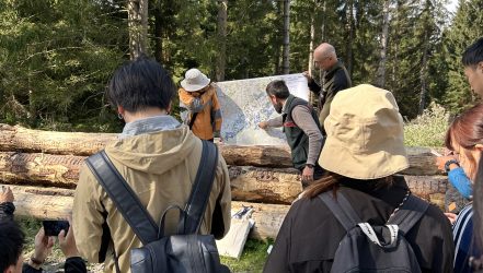 Japan Summerschool zu Besuch im Nationalpark